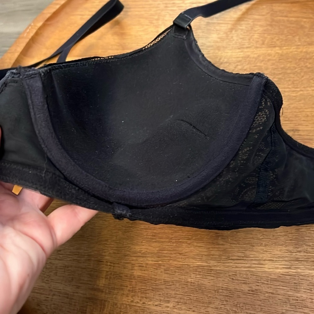 AERI BLACK LACE PUSH UP BRA 36C - Picture 7 of 16